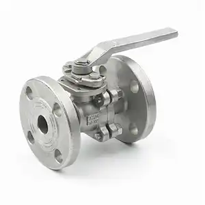 ANSI 2 piece stainless steel flanged ball valve with 150lbs pressure